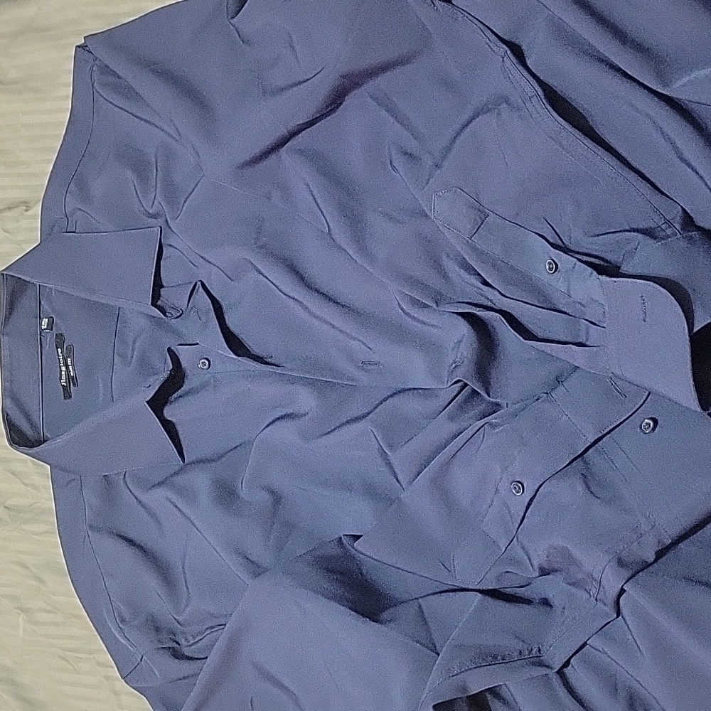 Men's Blue Long Sleeve Shirt